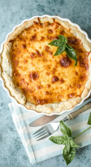 So hast du Bärlauch noch nie gegessen: Leckere Quiche wie in Frankreich
